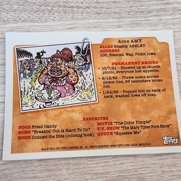 Garbage Pail Kids 2022 Tops Chrome Cards - Picture 5 of 6